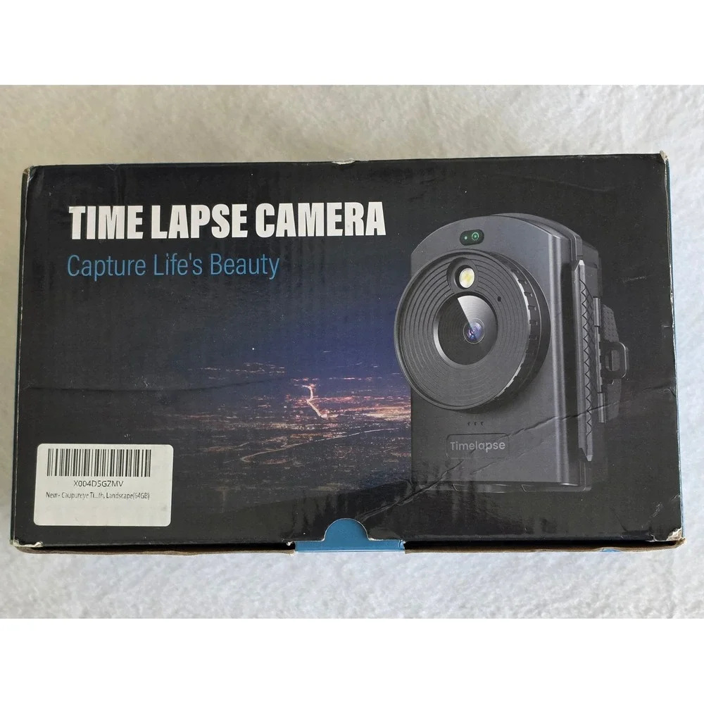 Cupureye 1080P Time Lapse Camera Waterproof IP66 64GB Card